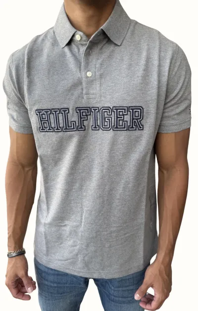 Tommy Hifiger HILFIGER Polo Gris