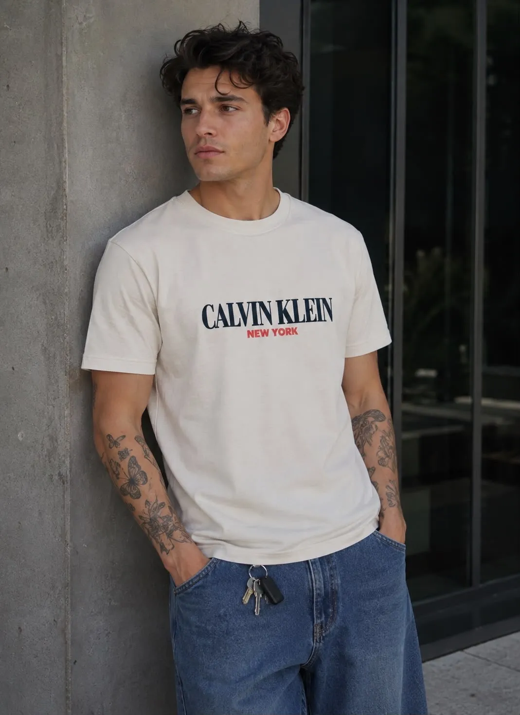 Calvin Klein Beige New York