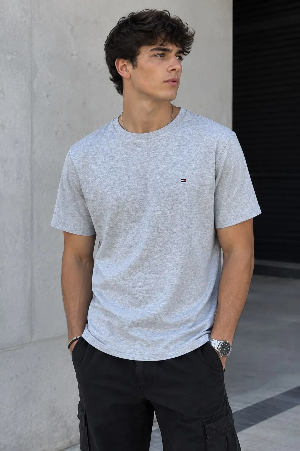 Tommy Hilfiger Gris Básica