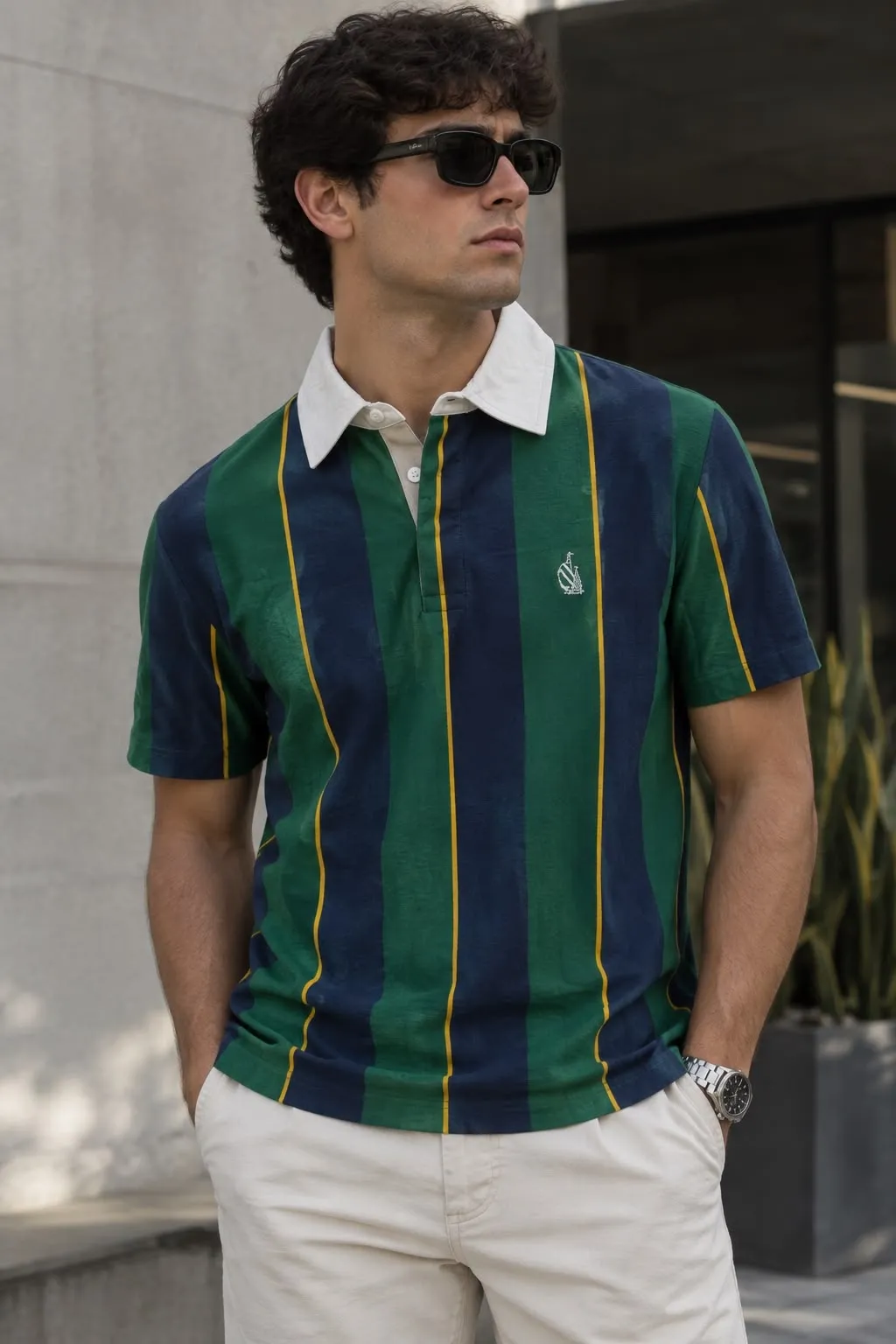 Nautica Verde Rayada